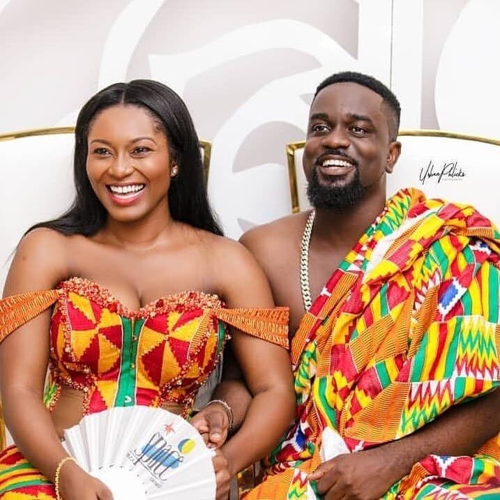 sarkodie and his wife